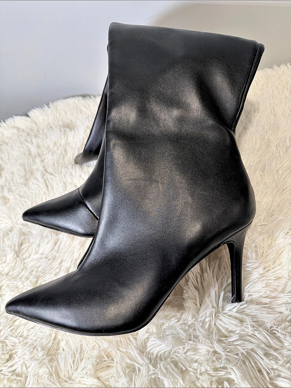 INC International Concepts Rajelp Over-the-Knee Pointed-Toe Boots Black US 12 - Picture 5 of 10